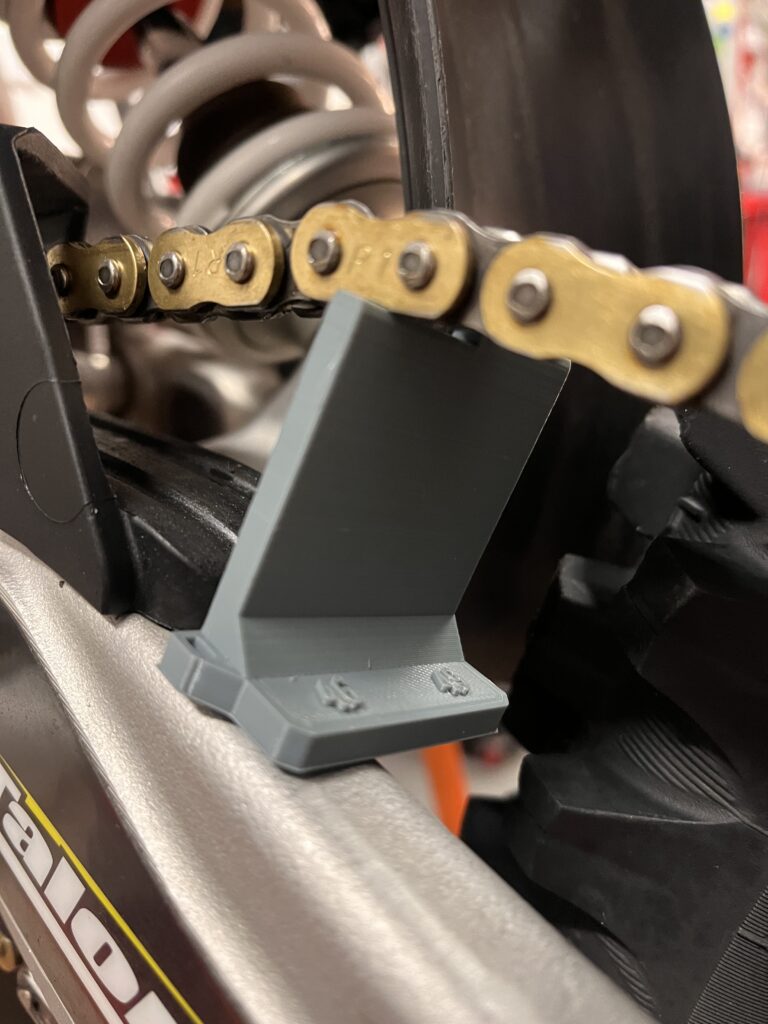 Motocross chain slack measurement  tool